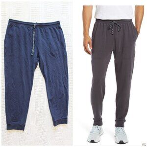 Rhone Bolinas Beach Men Jogger Navy Blue Pants Size XXL elastic drawstring waist